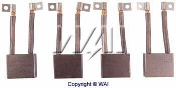 Carbon Brush, starter (BSX36)