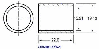 Bush, starter shaft (62-1600)