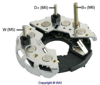 Rectifier, alternator (IBR320)