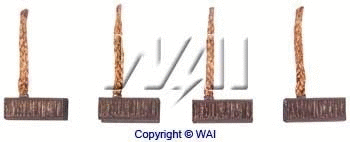 Carbon Brush, starter (BSX75)