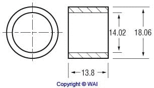 Bush, starter shaft