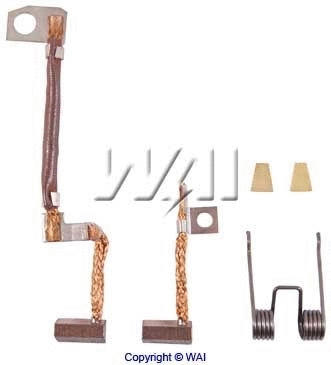 Carbon Brush, starter (PSX148-149)