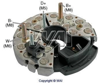 Rectifier, alternator (IBR547)