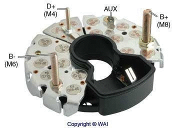 Rectifier, alternator (IBR340)