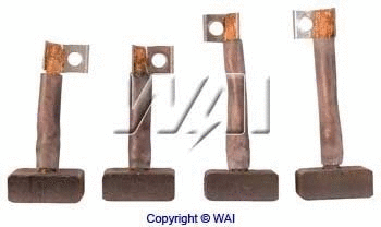 Carbon Brush, starter (BSX163-164)
