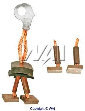 Carbon Brush, starter (JASX101-102)