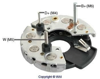 Rectifier, alternator (IBR313)