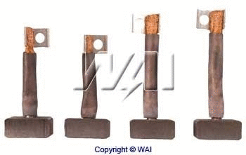 Carbon Brush, starter (BSX170-171)