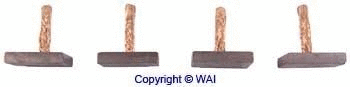 Carbon Brush, starter (BSX216-217)