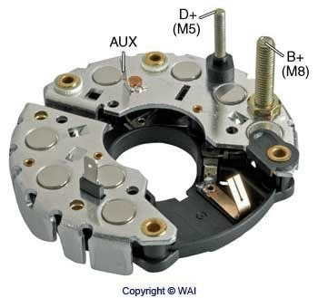 Rectifier, alternator (IBR357)