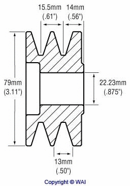 Belt Pulley, alternator