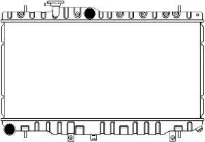 Radiator, engine cooling (4422-1004)