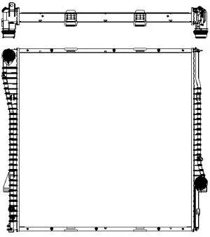 Radiator, engine cooling (3011-1009)