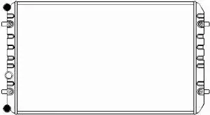 Radiator, engine cooling (4471-1001)