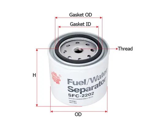 Water Trap, fuel system (SFC-2202)