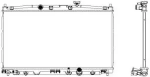 Radiator, engine cooling (3211-8527)