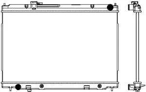 Radiator, engine cooling (3251-1015)
