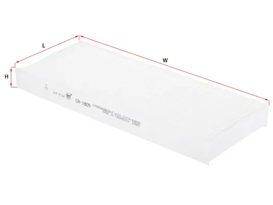 Filter, cabin air (CA-1809)