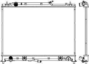 Radiator, engine cooling (3301-8501)