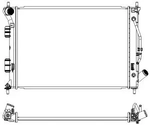 Radiator, engine cooling (3221-8511)