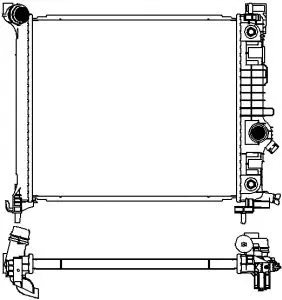 Radiator, engine cooling (3351-8503)
