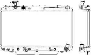 Radiator, engine cooling (3461-1019)