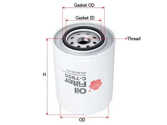 Oil Filter (C-7955)