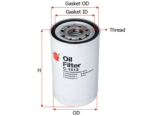 Oil Filter (C-1513)