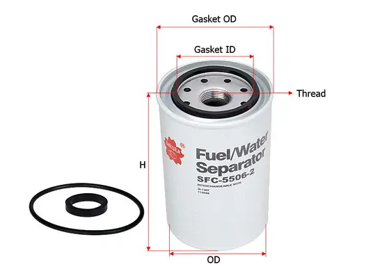 Water Trap, fuel system (SFC-5506-2)