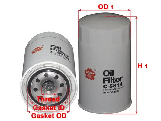 Oil Filter (C-5814)
