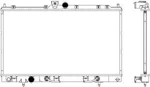 Radiator, engine cooling (3321-1007)