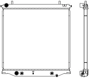 Radiator, engine cooling (3081-8506)