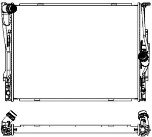 Radiator, engine cooling (3011-1012)