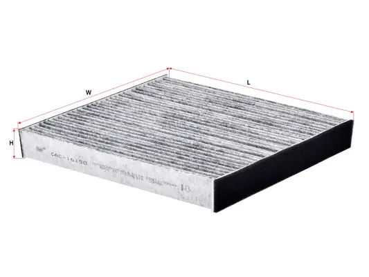Filter, cabin air (CAC-16150)