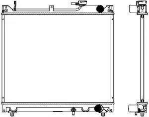 Radiator, engine cooling (3431-1008)