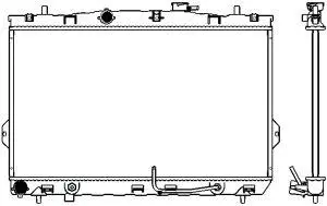 Radiator, engine cooling (3221-1005)
