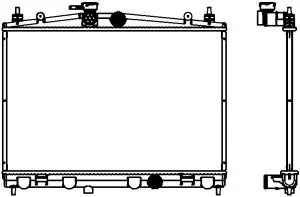 Radiator, engine cooling (3341-8507)