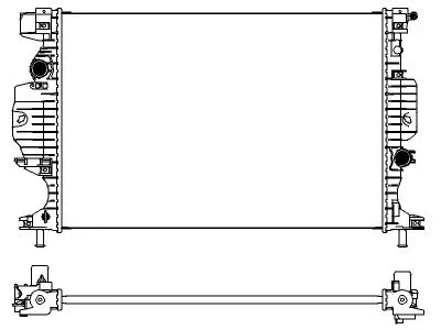 Radiator, engine cooling (3161-8517)