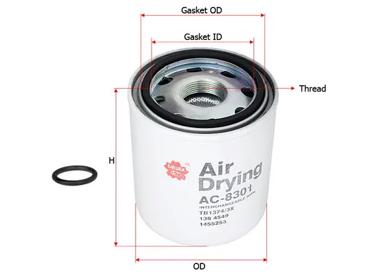 Air Dryer Cartridge, compressed-air system (AC-8301)