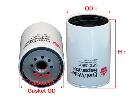 Water Trap, fuel system (SFC-2801)
