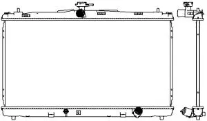 Radiator, engine cooling (3461-8539)