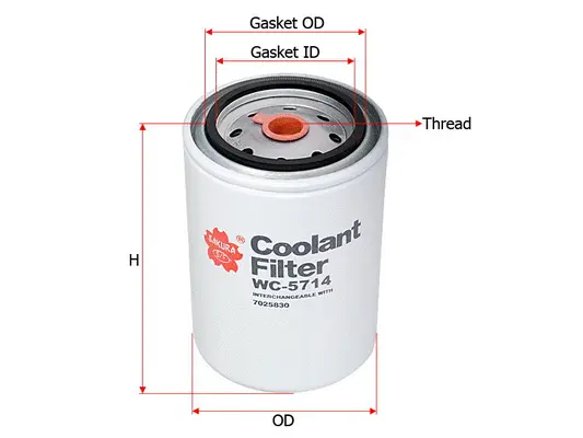 Coolant Filter (WC-5714)