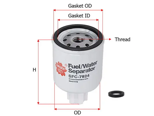Water Trap, fuel system (SFC-7924)