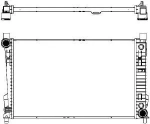 Radiator, engine cooling (3311-1001)