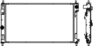 Radiator, engine cooling (3091-8501)