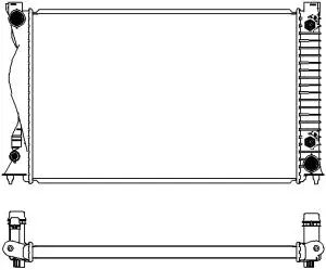 Radiator, engine cooling (3061-8503)