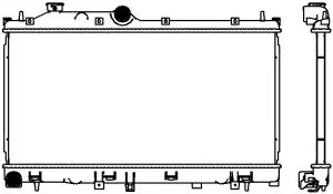 Radiator, engine cooling (3421-8507)