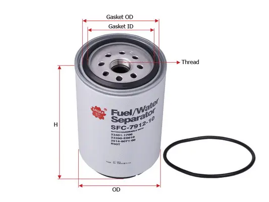 Water Trap, fuel system (SFC-7912-10)