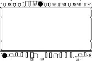 Radiator, engine cooling (4422-1003)