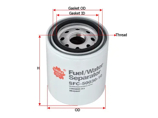 Water Trap, fuel system (SFC-50030-10)
